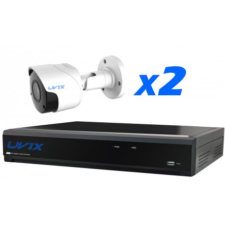 2UX25220 kit CCTV de videovigilancia 2 cámaras compactas 2 megapíxeles