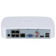NVR2104-P-S3 Grabador ip DAHUA de 4 canales y 12 mpx de resolución con 4 puertos PoE 