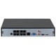 NVR2108HS-8P-I2 Grabador ip DAHUA de 8 canales y 12 mpx de resolución con 8 puertos PoE 