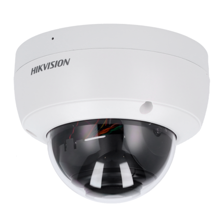Cámara Domo IP Antivandálica HIKVISION 2MP 2.8mm micro y tarjeta SD
