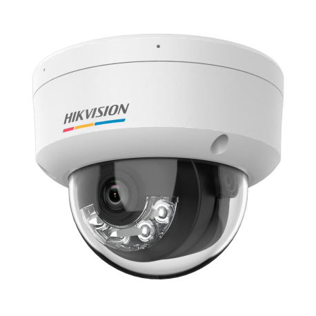 Cámara Domo IP Antivándalica HIKVISION 2MP 2.8mm Luz blanca 30 m
