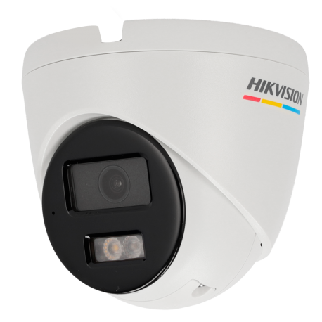 Cámara DOMO IP Exterior HIKVISION 2MP 2.8mm Luz híbrida 30M