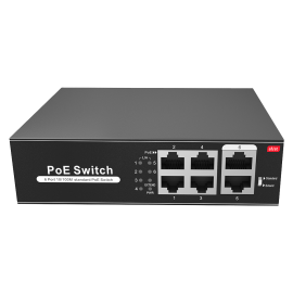 SW0604POE-65-E Switch PoE 4 puertos PoE + 2 Uplink RJ45