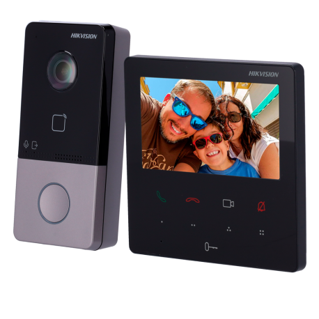 DS-KIS606-P Kit Videoportero IP WiFi con Lector MF y Monitor 4,3" para Vivienda Unifamiliar