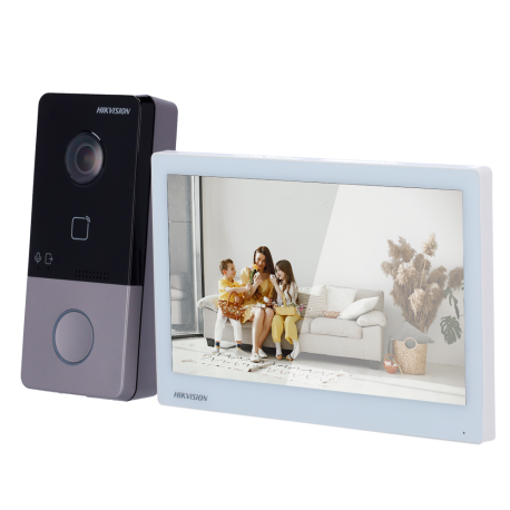 DS-KIS607-S Kit de Videoportero IP & WiFi – Hikvision | Placa y Monitor