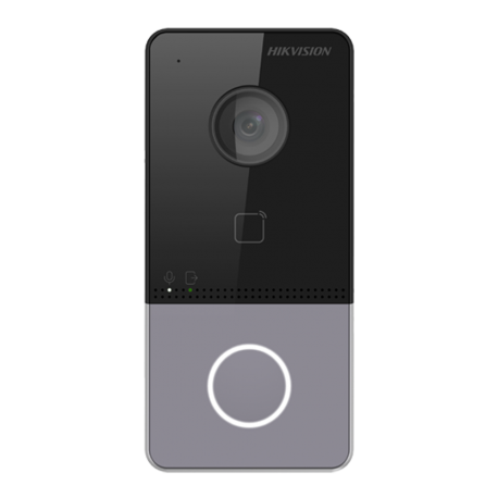 DS-KV6113-WPE1(C) Placa Exterior IP con Teclado, Tarjeta y WiFi para Videoportero