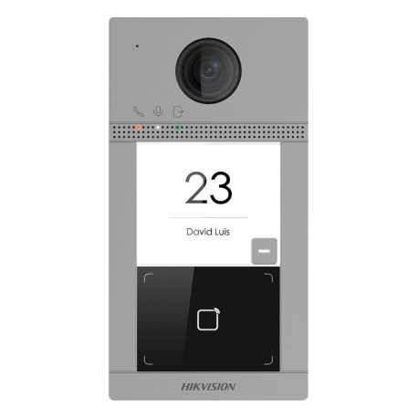 DS-KV8113-WME1(C) Placa Exterior IP con Teclado, Tarjeta y WiFi para Videoportero