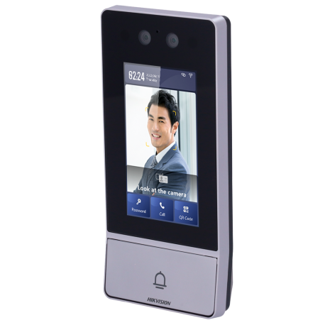 DS-KV9503-WBE1 Placa Exterior IP WiFi con Reconocimiento Facial y Pantalla Táctil para Videoportero