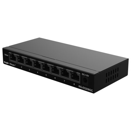RG-ES208GC Reyee Switch Cloud  8 puertos RJ45 Gigabit