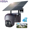 Xega XG-01 4G LTE Cámara Exterior Solar 2K HD IP66 con Batería 20 000 mAh