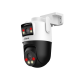 Dahua IPC-WPT1339DD-SW-3E2-PV 3MP WiFi Dual-Lens | IR 30 m + Luz Blanca + Sirena + WizSense