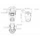 Dahua IPC-WPT1339DD-SW-3E2-PV 3MP WiFi Dual-Lens | IR 30 m + Luz Blanca + Sirena + WizSense
