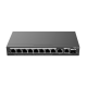 RG-ES210GS-P Reyee Switch PoE Cloud Gestionable  8 puertos PoE + 2 Uplink RJ45 + 1 SFP Combo