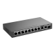RG-ES210GS-P Reyee Switch PoE Cloud Gestionable  8 puertos PoE + 2 Uplink RJ45 + 1 SFP Combo