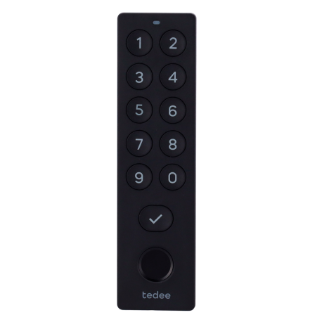 Teclado Biométrico con Huella y PIN para Cerraduras Tedee