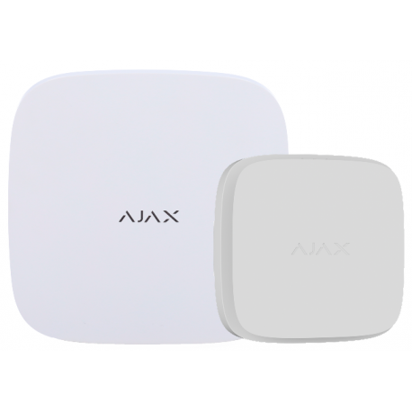 Kit Alarma Monóxido de Carbono AJAX con Hub 2 | Aviso al Móvil y Sirena 85dB