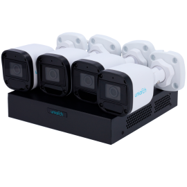 Kit Videovigilancia PoE Uniarch 4 Cámaras 2MP 2.8mm IPC-B122-APF28-ECO NVR-108S3-P8-ECO EzView