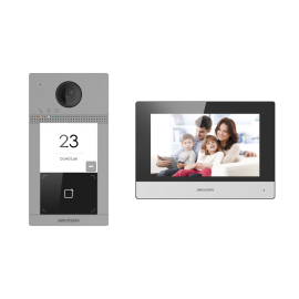 Kit Videoportero IP Hikvision DS-KIS604-P(C) – WiFi, PoE y 7" Táctil