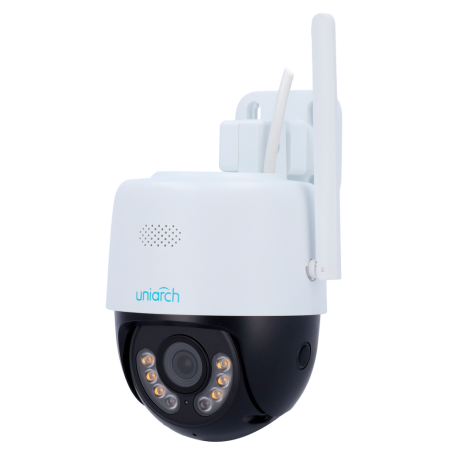 Cámara Domo PT Uniarch 5MP – WiFi, Auto Tracking y Dual Light