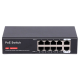 Switch PoE SW8FE2GE-100W – 8 Puertos PoE+ con 100W y 2 Uplink Gigabit