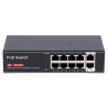 Switch PoE SW8FE2GE-100W – 8 Puertos PoE+ con 100W y 2 Uplink Gigabit
