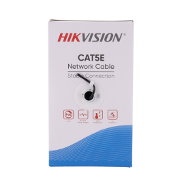Cable UTP CAT5E Exterior Hikvision DS-1LN5EO-UU/E – Bobina 305m Cobre Sólido