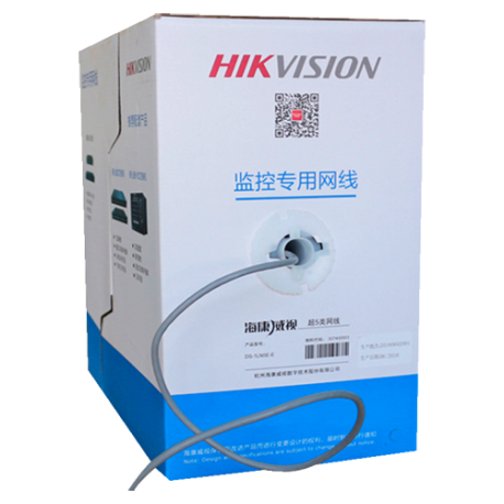 Cable UTP CAT5E Interior Hikvision DS-1LN5E-E/E – Bobina 305m Cobre OFC