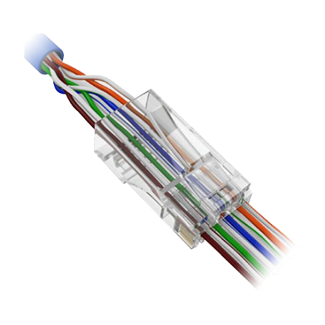 Pack 50 Conectores RJ45 Pass Through CAT5 – IZ-RJ45-CAT5-Pass
